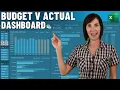 Easy Build Budget vs Actual Dashboard FREE File Download