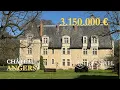 A VENDRE FOR SALE Exceptionnel chateau Renaissance classe Monument Historique et 33 ha en Anjou