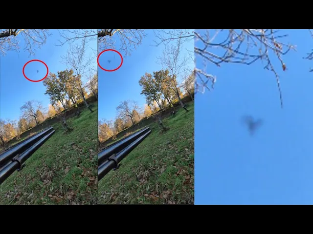 MACH 4 UFO Silently Zooms by at Super Low Altitude