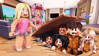 Evimizin altında fakir bir aile bulduk (Brookhaven) 😱