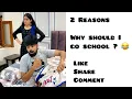 Download Lagu 2 Reasons ~ Why Should I go School 😂 || Schools Reopening ~ Dushyant Kukreja #shorts #ytshorts