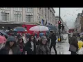 London Rain Walk ☔️ Mayfair, Soho, Covent Garden & Trafalgar Square Tour | 4K HDR