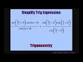 Simplify trig expression sin x cos 3pi - x cos 2pi x sin -x cos cos -x