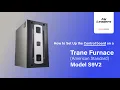 How to Set Up the Control Board on a Trane Furnace American Standard - Model S9V2