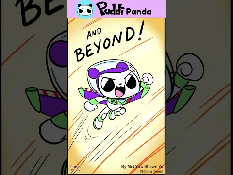 To Infinity and... Uh-oh | Puddi Panda Parody #shorts #puddipanda #parody #puddi