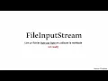 04 - FileInputStream