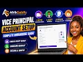 Vice Principal Account Setup Tutorial AfrikSabify