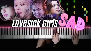 Download BLACKPINK - Lovesick Girls (SAD \u0026 Emotional Version) | Piano Cover by Pianella Piano MP3