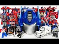 Download Lagu Transformers Movie Leader: OPTIMUS PRIME vs Devastator Combiner Wars - Robot Truck Car Toys Animated