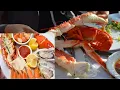 Cafe Sierra Buffet Lobster King Crab Hilton Universal City Best Buffet in LA Most EXPENSIVE