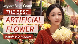 China Largest Artificial Flower Wholesale Market Yiwu 2021