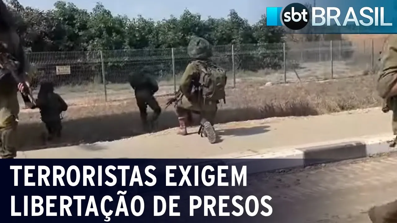 Guerra: Filha de brasileira está entre 250 reféns em Gaza | SBT Brasil (16/10/23)