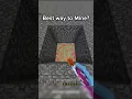 Minecraft Best Mining Method