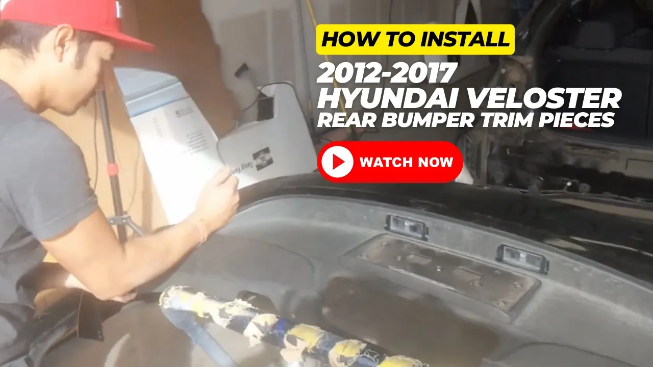 2014 Hyundai Veloster : Rear Bumper Painted