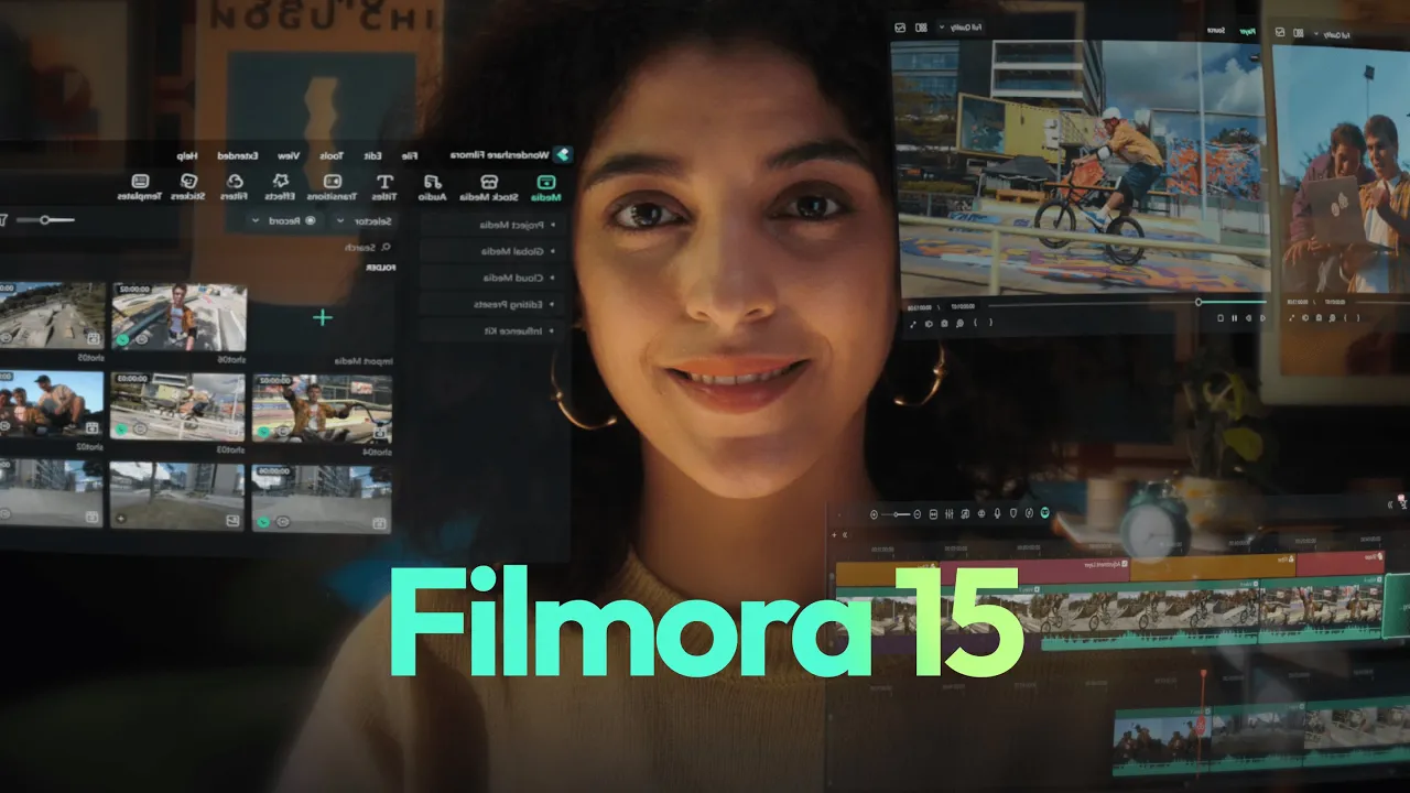 Wondershare Filmora Video Editor Português — Wondershare Filmora — Edit like an Expert with AI (YouTube video ad)