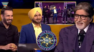 Harbhajan Singh की फरमाइश पर Big B ने किया जबरदस्त भांगड़ा 🔥😍- Irfan Pathan | Kaun Banega Crorepati