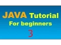 Java Tutorial for Beginners - 3