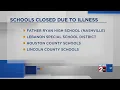Some Middle TN schools closed due to illness