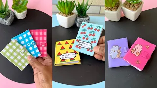 3 DIY Mini Notebook Making without glue📒 DIY Mini diary easy😍 #mininotebook #diy #minidiary