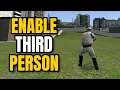 How To Enable Third Person Mode In Garry s Mod GMod Third Person Bind Camera Switch Guide