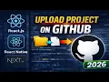 How to Upload Project on GitHub Folder Files GitHub Beginner Tutorial 2026