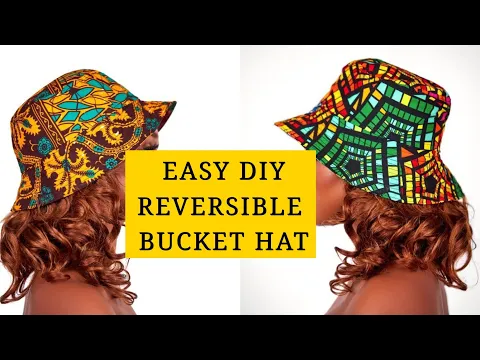 Download MP3 EASY Reversible BUCKET HAT cutting \u0026 sewing/Summer bucket hat/ DIY fabric hats/step-by-step tutorial