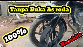 how to change a motorcycle inner tube without removing the axle is stupid 