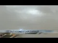AutoZone wall torn down after Tucson storm