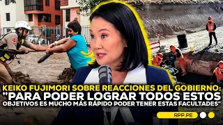Keiko Fujimori y su pedido para poder combatir las principales problemáticas del país
