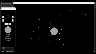 Gravity Simulator JavaFX Project