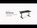 V-MOUNTS VantaRise Electric Height Adjustable Gaming Desk JSD2-01 - WD2