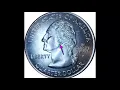 2005 Oregon Quarter DDO Doubled Ear Die Variety
