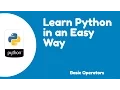 04 Python - Using Arithmetic Operators
