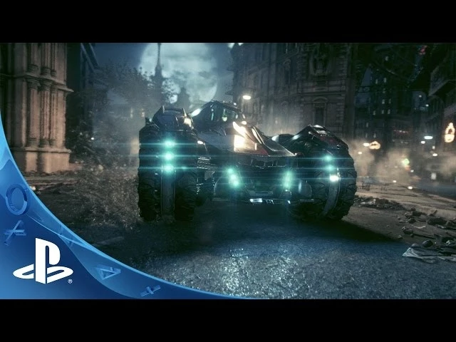 Official Batman: Arkham Knight -- Batmobile Battle Mode Reveal (PS4)