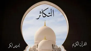 سورة التكاثر   إدريس ابكر دندنها