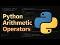 Python Arithmetic Operators Explained in Telugu in Just 5 Minutes Beginner to Pro