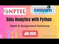 Data analytics with python week 4 assignment solution Jan 2026