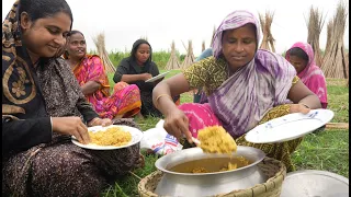 ফসলের মাঠে কাজের ফাঁকে সাধারণ খাবারও অসাধারণ লাগে | Village life with Shampa
