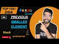 68 Previous Smaller Element Stack Top 150 DSA Leetcode JAVA