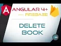 26 DELETE BOOK - Angular 4 with Firebase Material Design