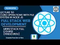 Lecture 50 Mastering Full Stack Web Development CRUD Operations with File System 2025