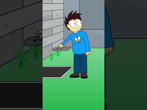 I threw my father's slippers in the tank #shorts #animation