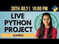 LIVE Python project coding Python live stream fun with data science projects for beginners