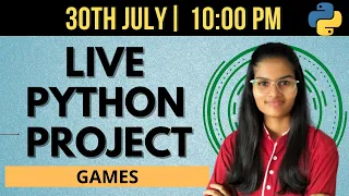 LIVE Python project coding Python live stream fun with data science projects for beginners