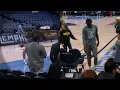 Jonathan Kuminga ankle injury in pregame warmups before game vs Grizzlies
