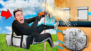 EINBRUCH in XXL KARTON-BANK - Challenge