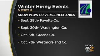 PennDOT Holding Winter Hiring Events