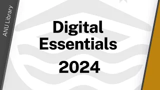 Digital Essentials 2024