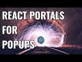 React Portals in ArcGIS JSAPI Popups