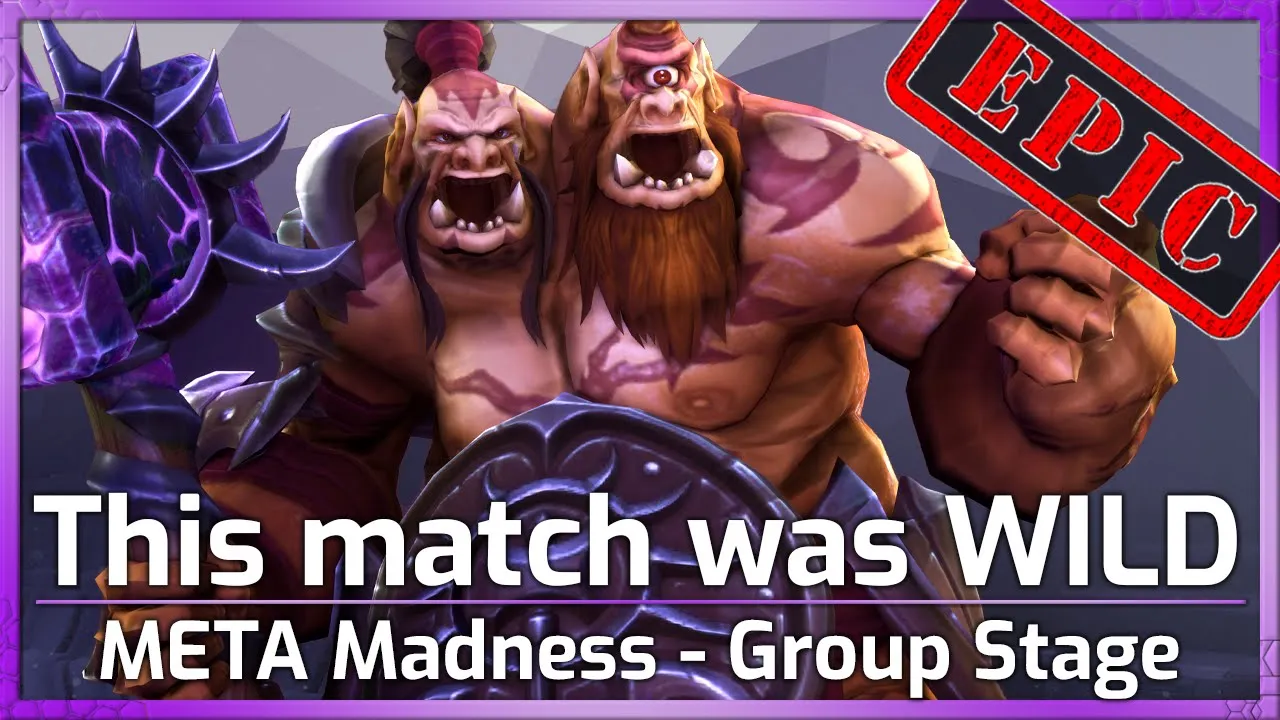 EPIC! This match was WILD! - META MadnessGroup - Heroes of the Storm